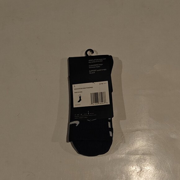 Nike USA Elite Basketball Socks Blue/White Crew Adult Size Large (8-12) (42-46) - Picture 4 of 4